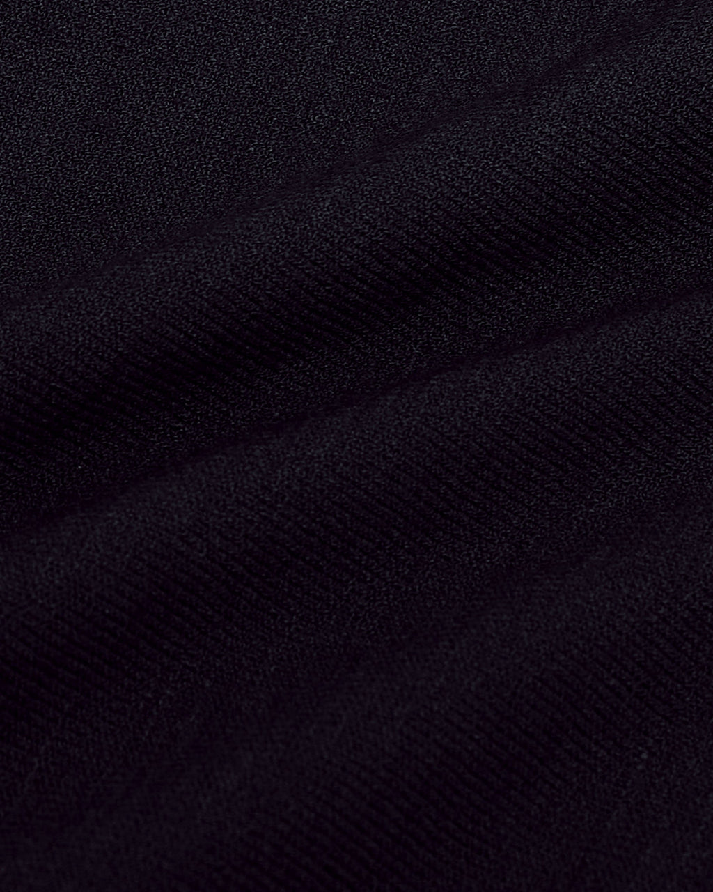 Black Short Sleeve Sweater Polo