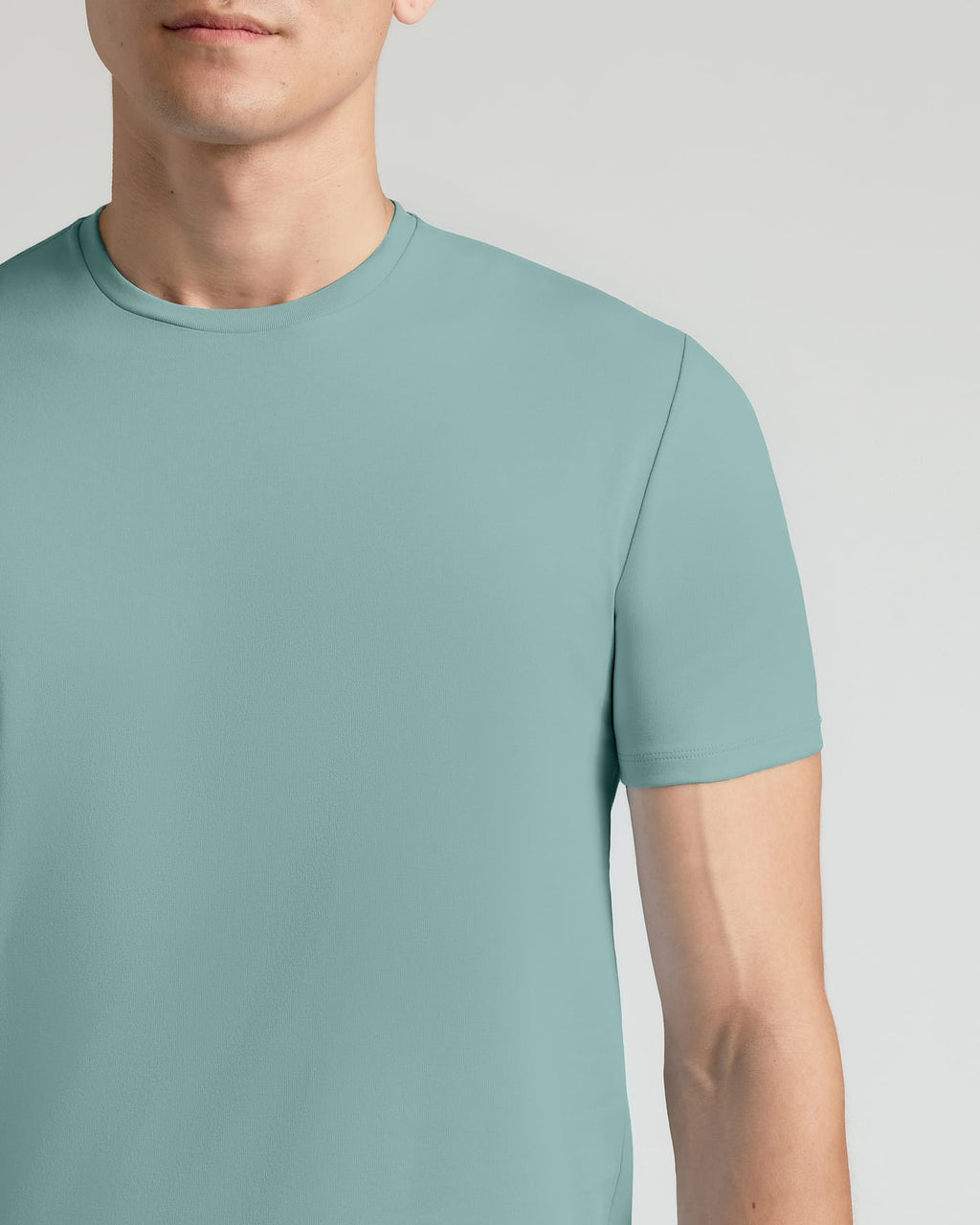 Stormy Sea Pima Cotton Blend Crew