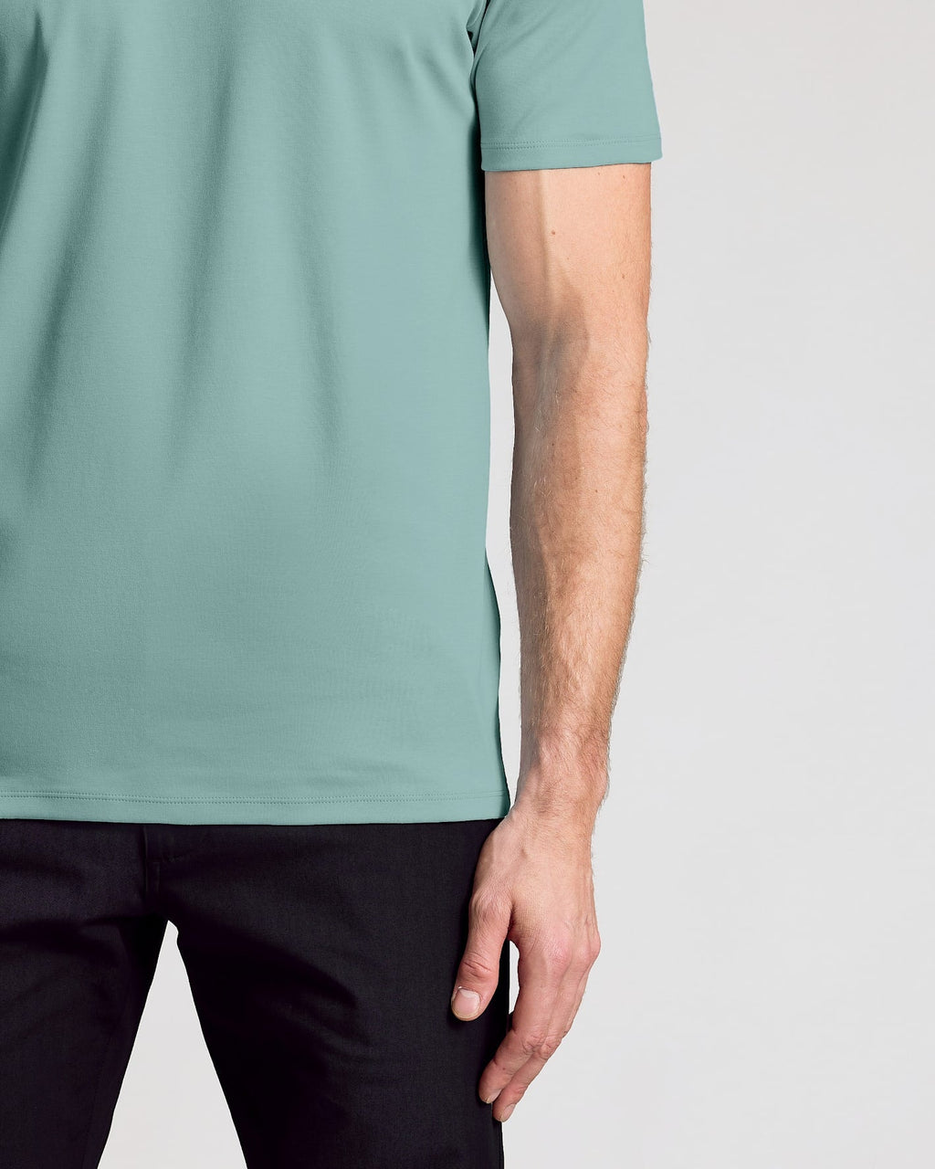 Stormy Sea Pima Cotton Blend Crew