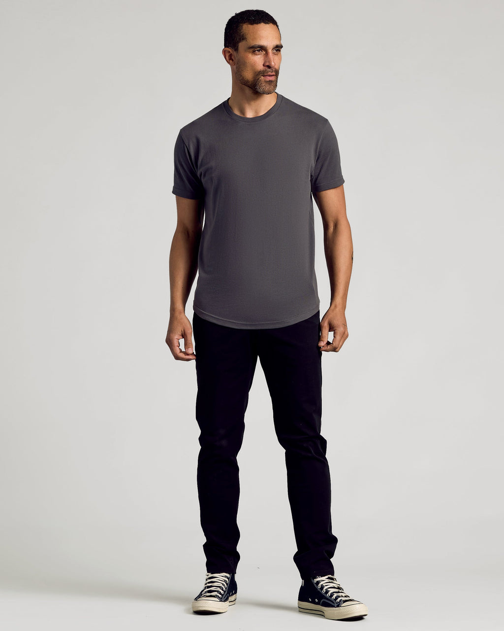 Curved Hem Classic Crew Neck 10-Pack
