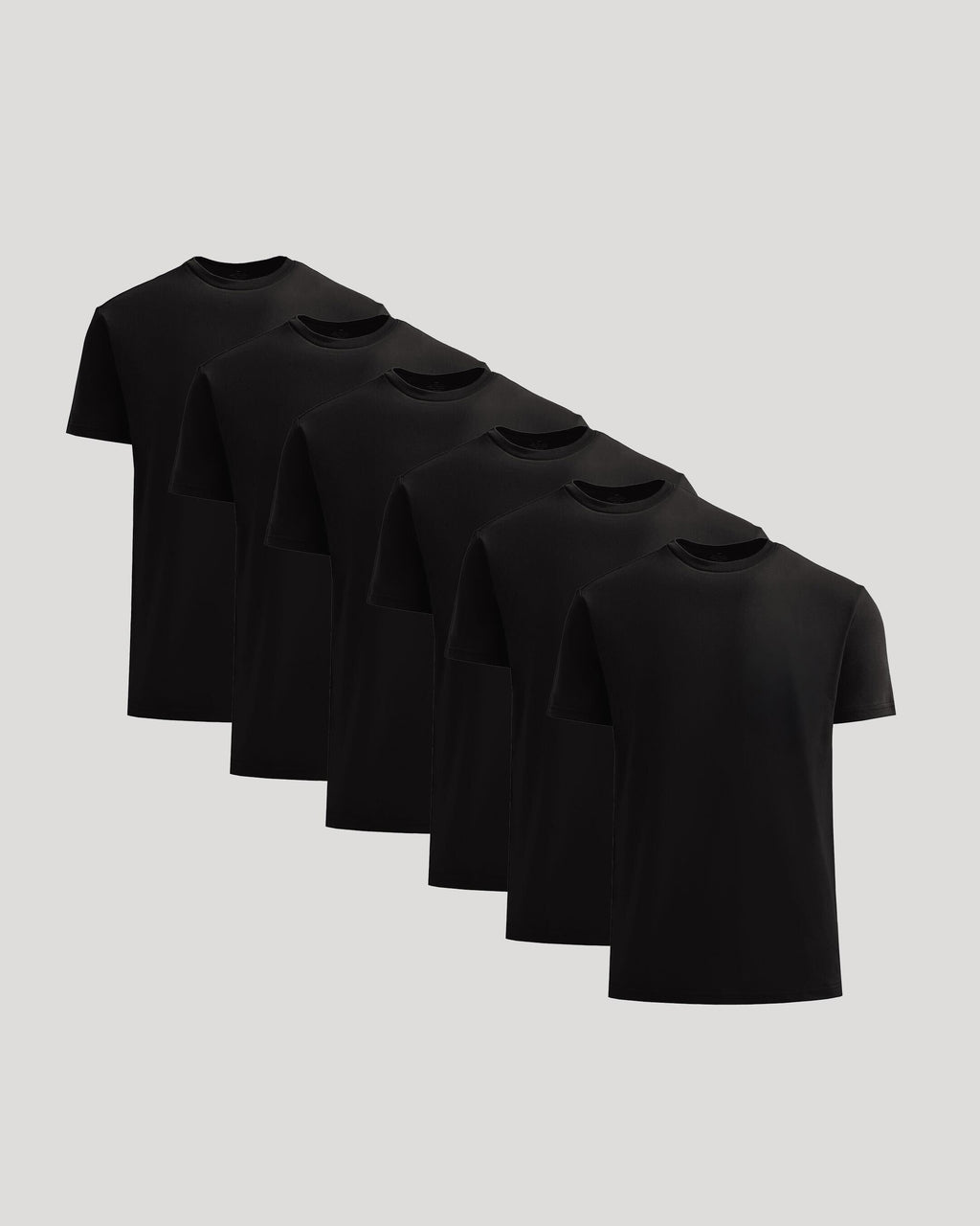 All Black Heavyweight Crew 6-Pack