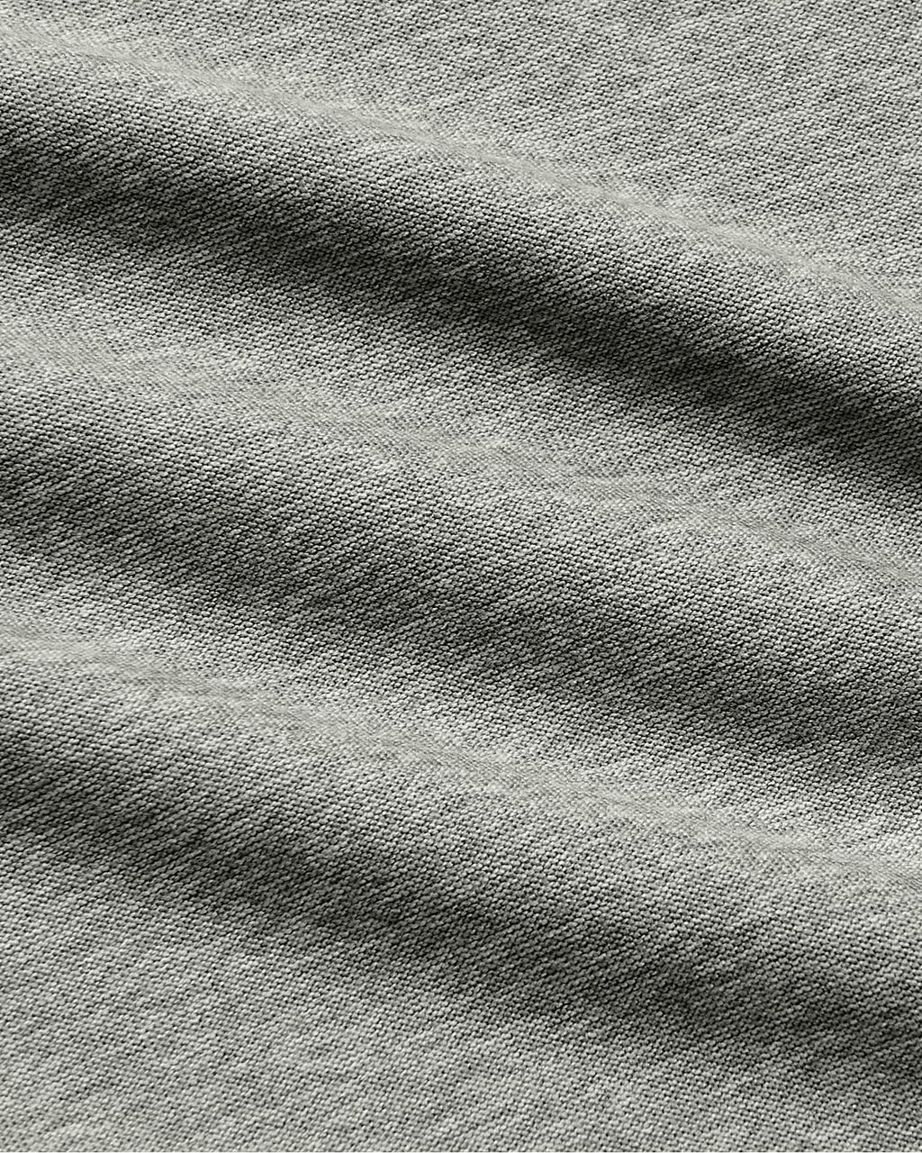 Heather Gray Active Curved Hem Crew
