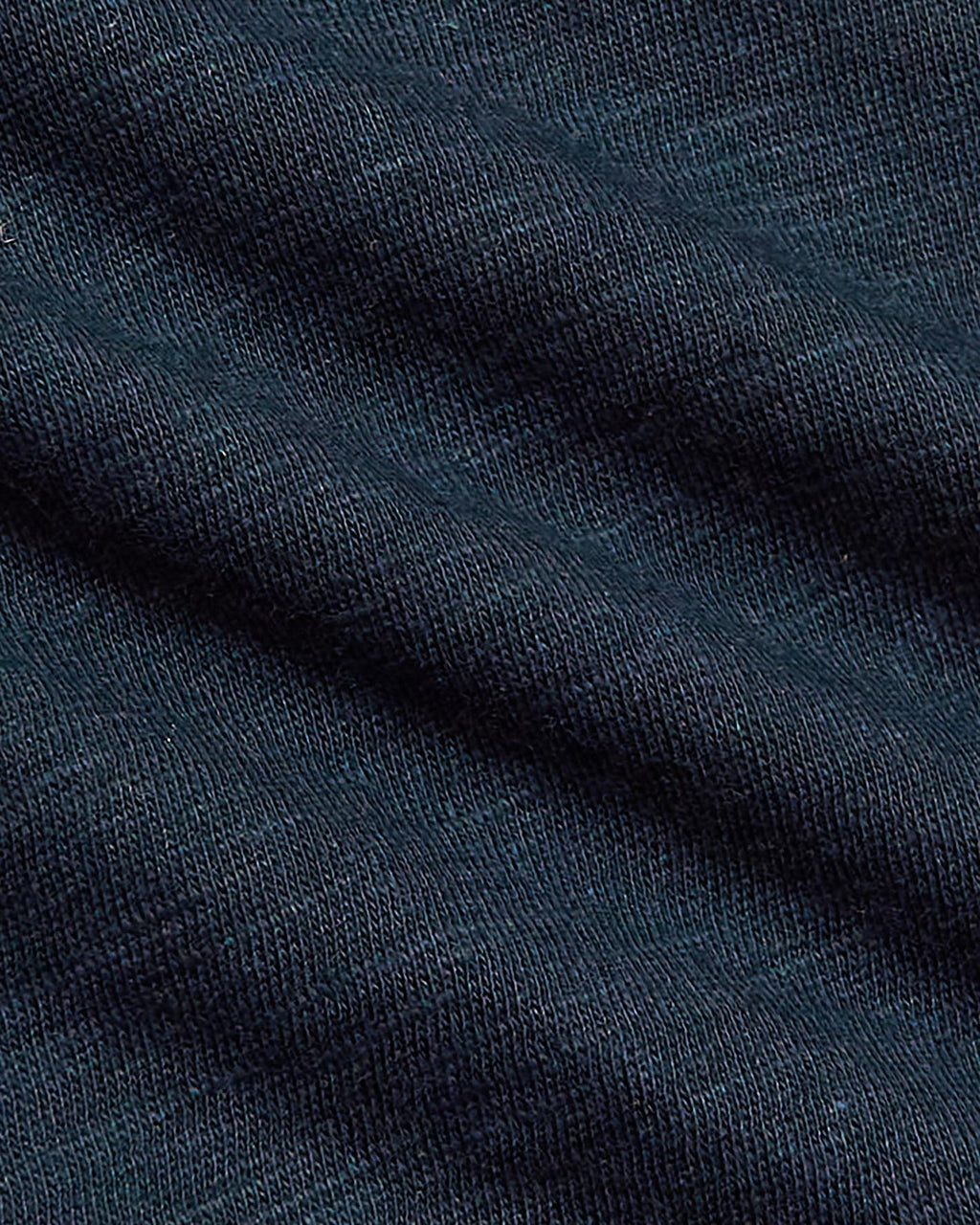 Womens Navy Relaxed Slub V-Neck Tee