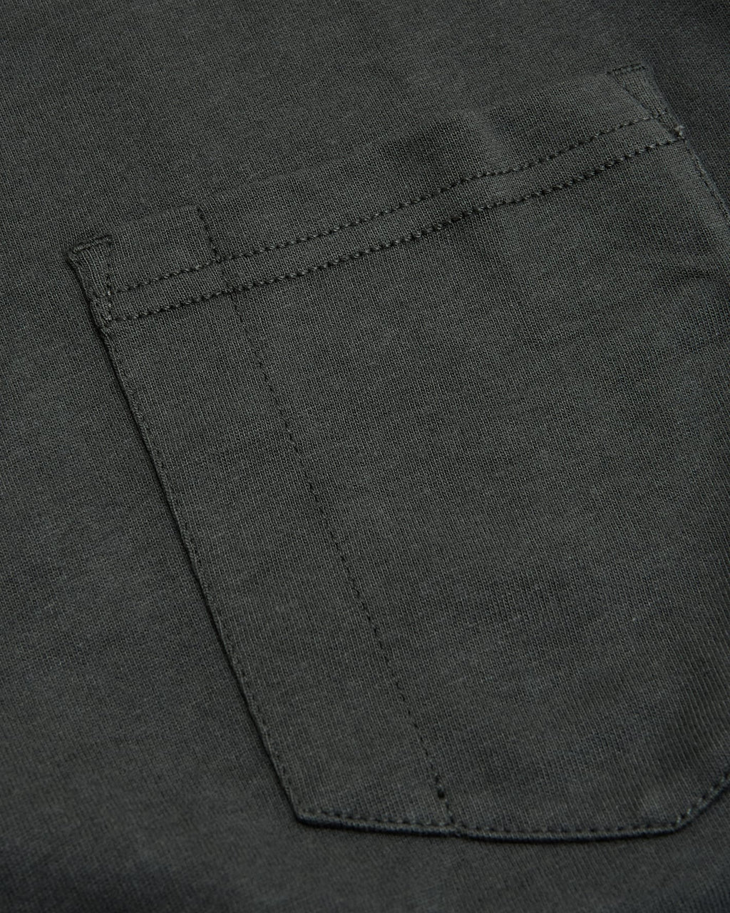 Carbon Heavyweight Long Sleeve Pocket Crew