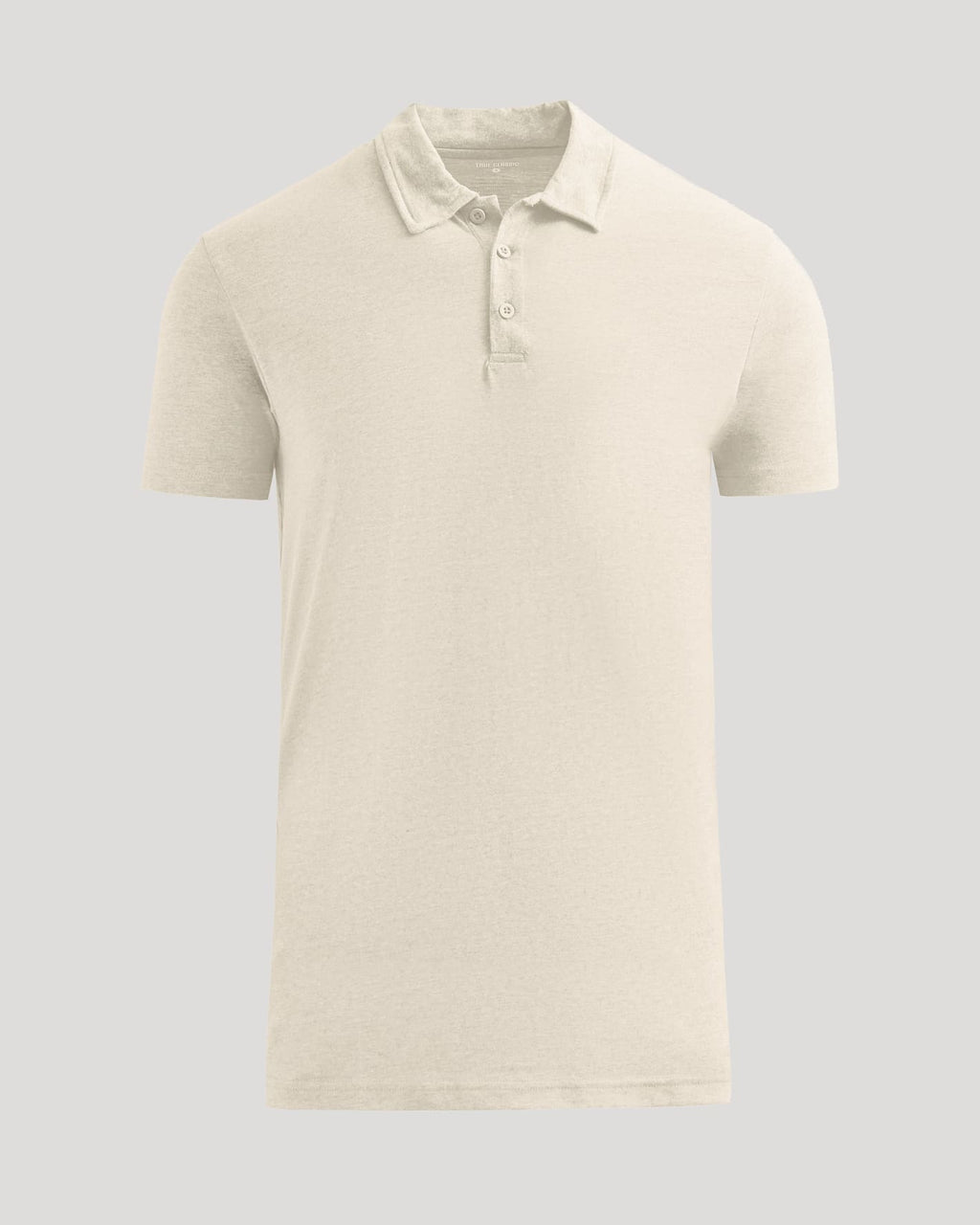 Oatmeal Short Sleeve Tall Polo