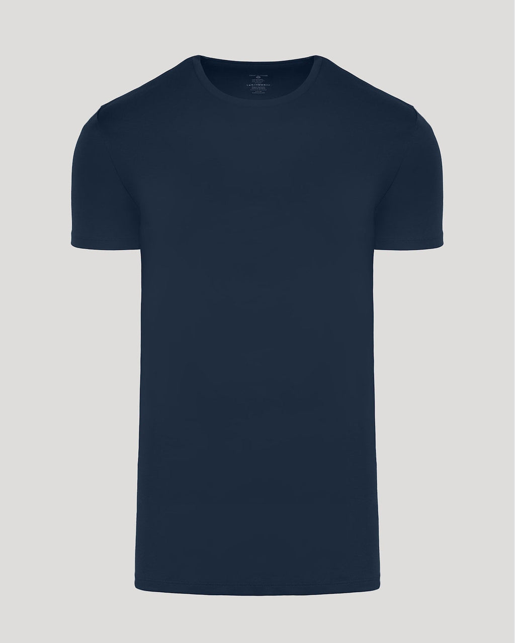 Navy Tall Pima Cotton Blend Crew