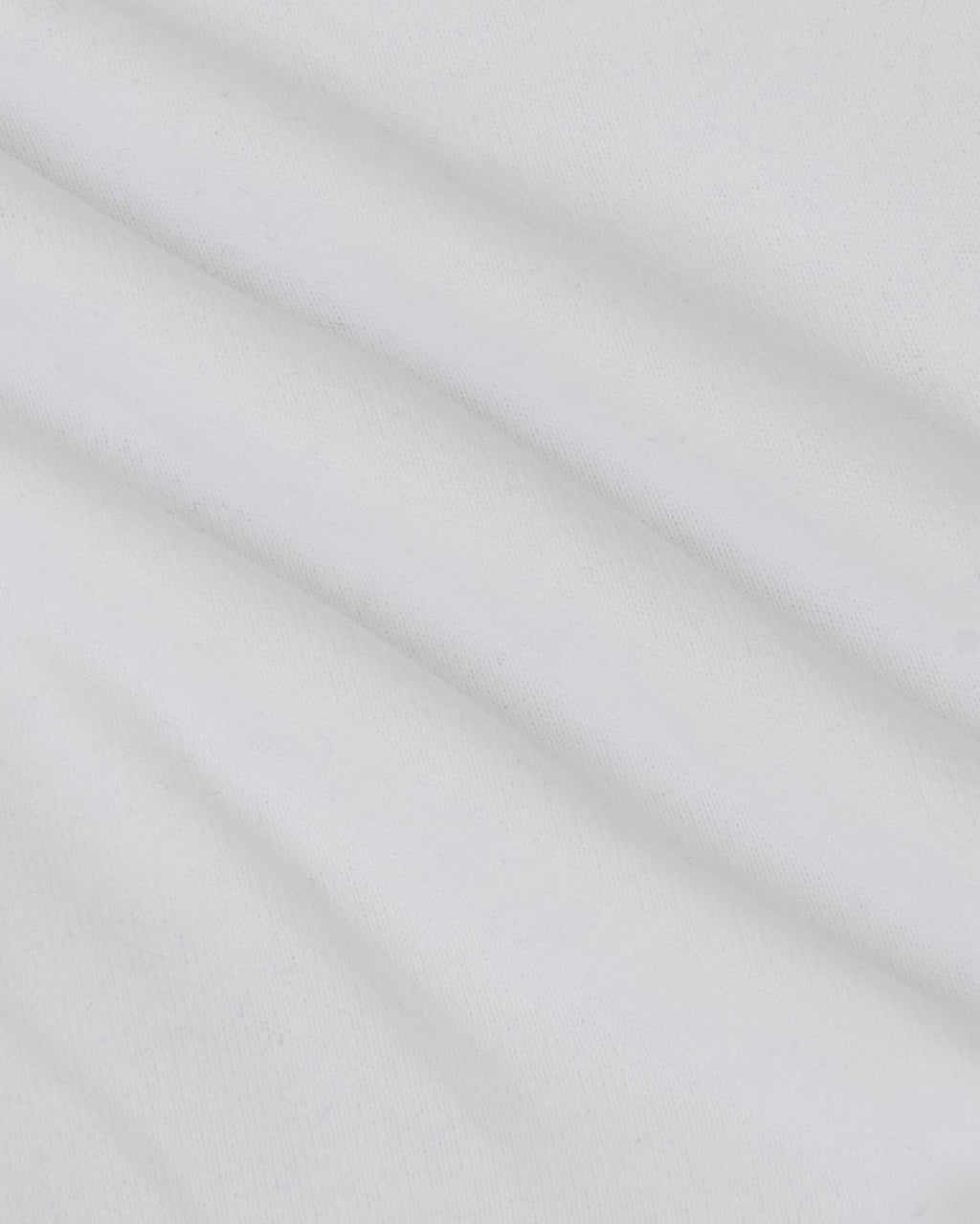 White Tall Heavyweight Curved Hem Crew