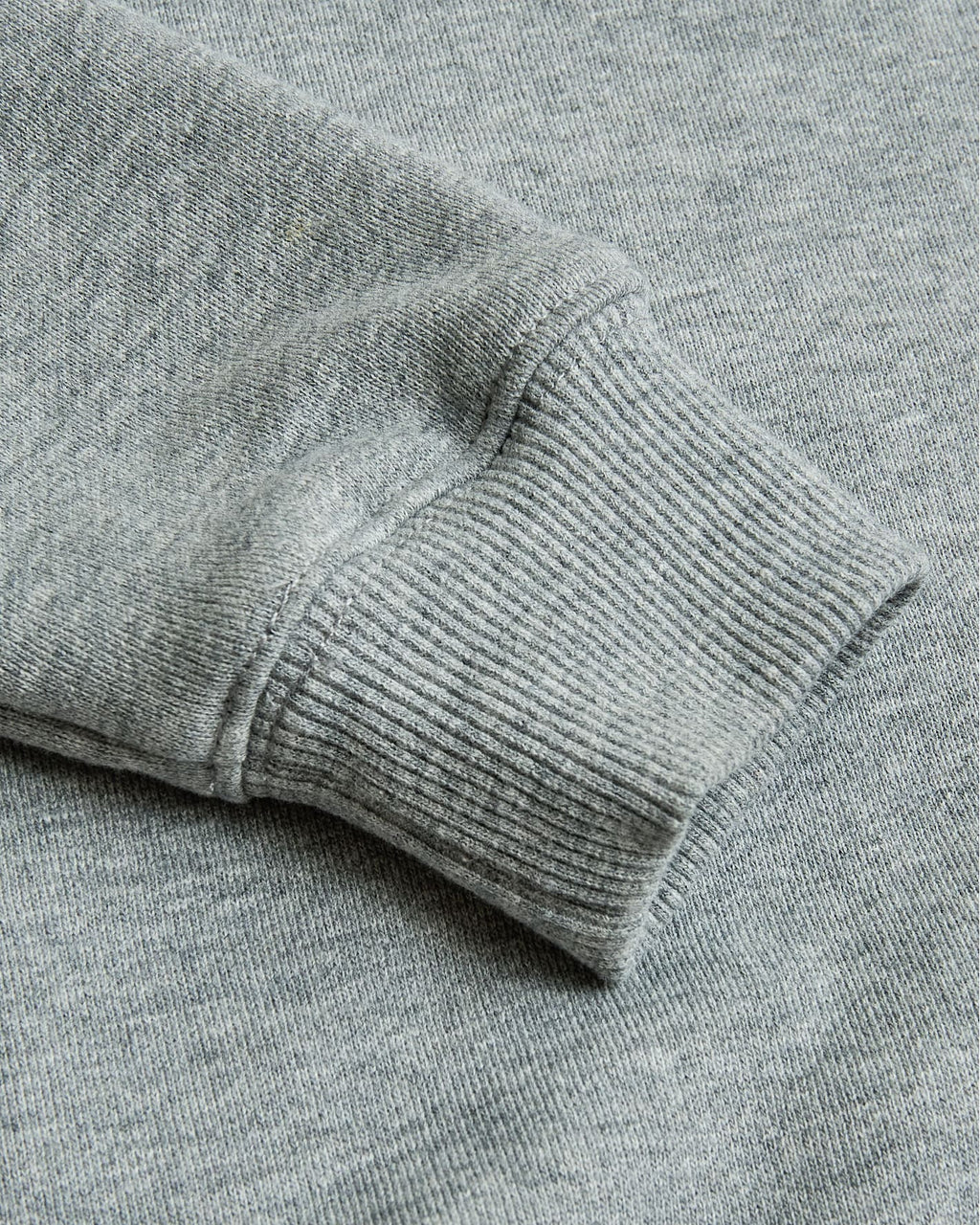 Boys' Medium Heather Gray Fleece Crew Neck