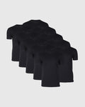 All Black Classic Crews 10-Pack