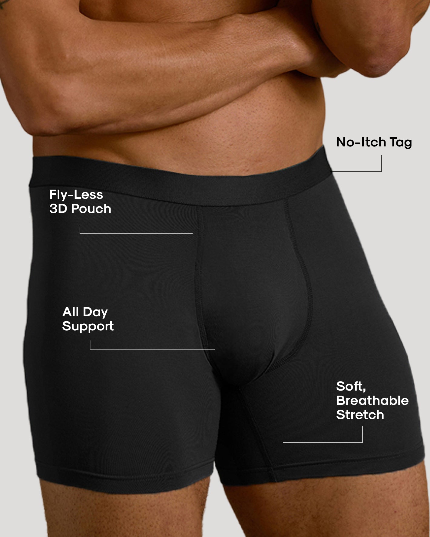 Black Boxer Briefs 12-Pack
