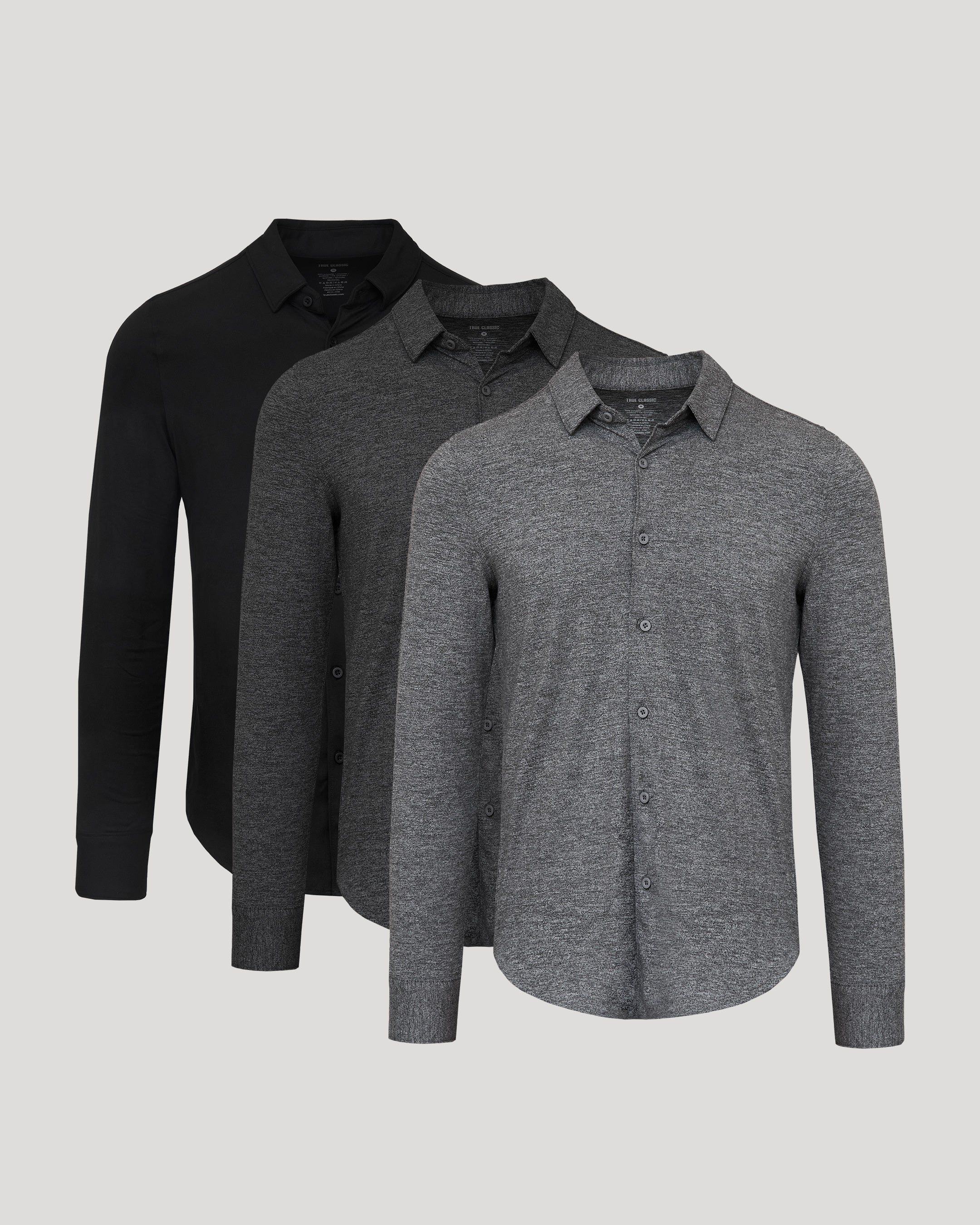 Long Sleeve Do-It-All Comfort Shirt 3-Pack