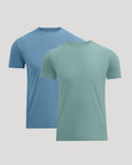 Pima Cotton Blend Crew 2-Pack