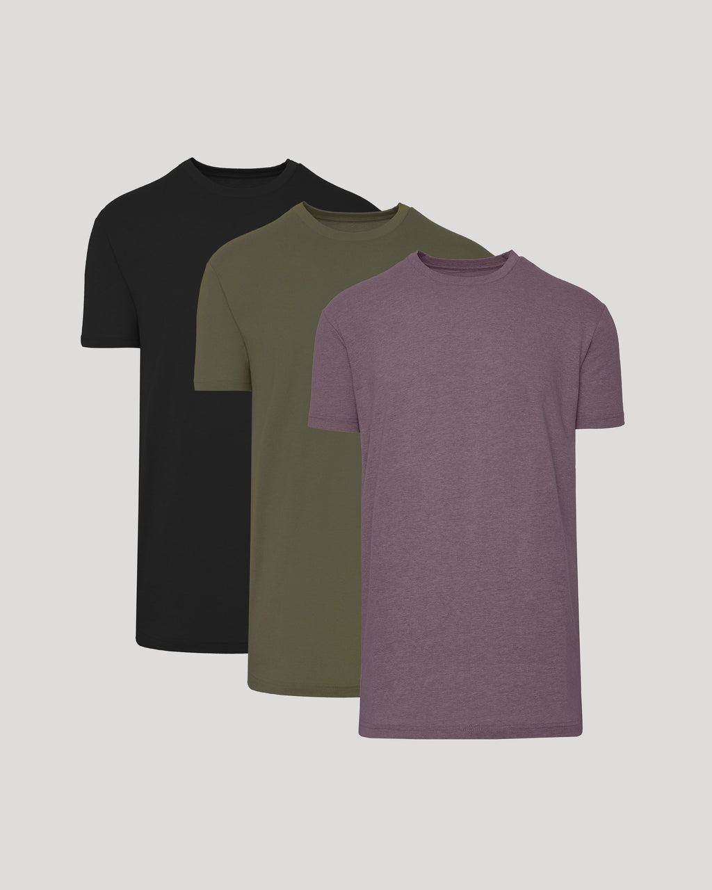 Classic Tall Straight Hem Crew Neck T-Shirt 3-Pack