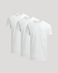 All White Tall Heavyweight Crew 3-Pack