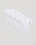 Tall Pima Cotton Blend Curved Hem Crew 4-Pack