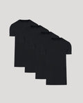 Tall Pima Cotton Blend Crew 4-Pack