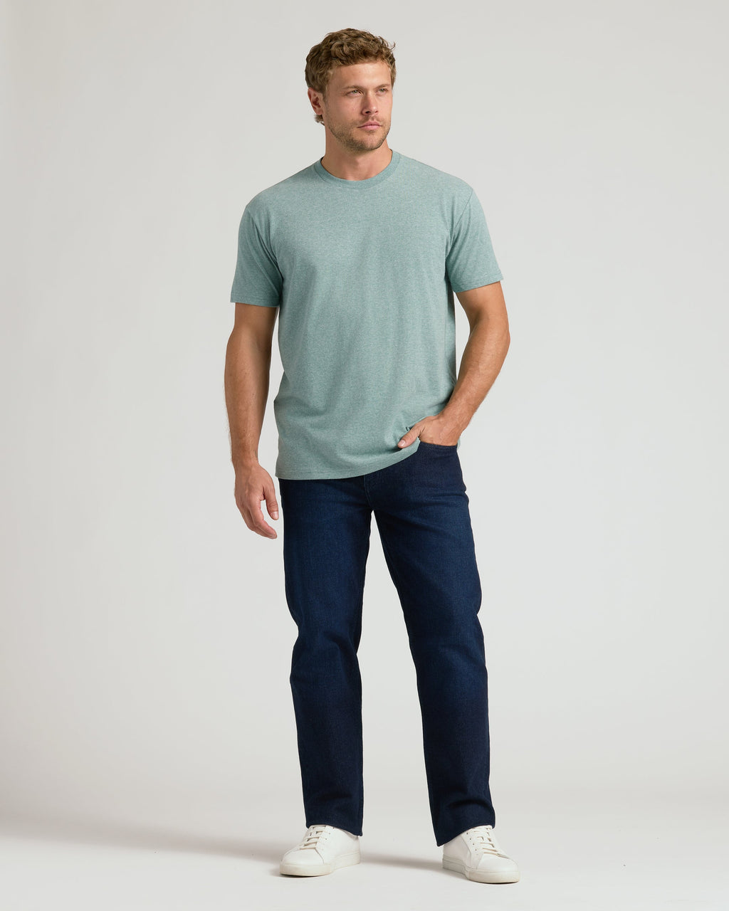 Heather Balsam Classic Crew Neck