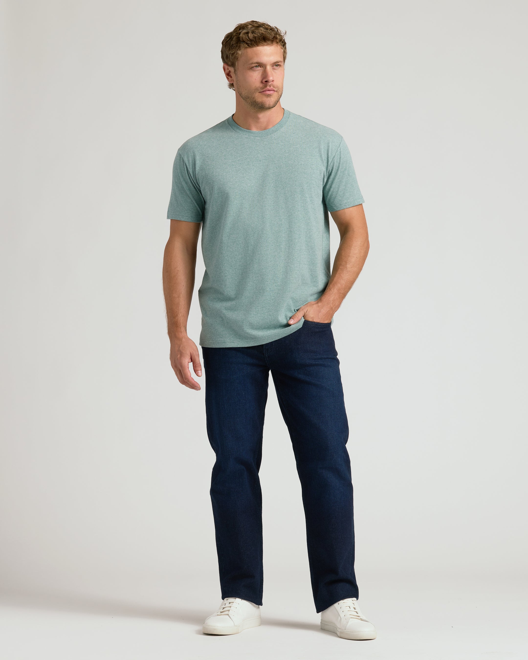 Heather Balsam Classic Crew Neck