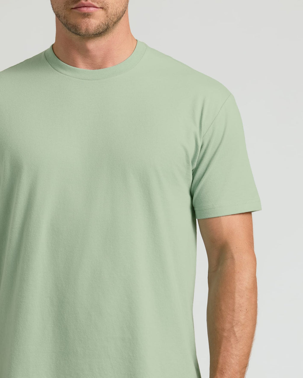 Sage Green Classic Crew Neck
