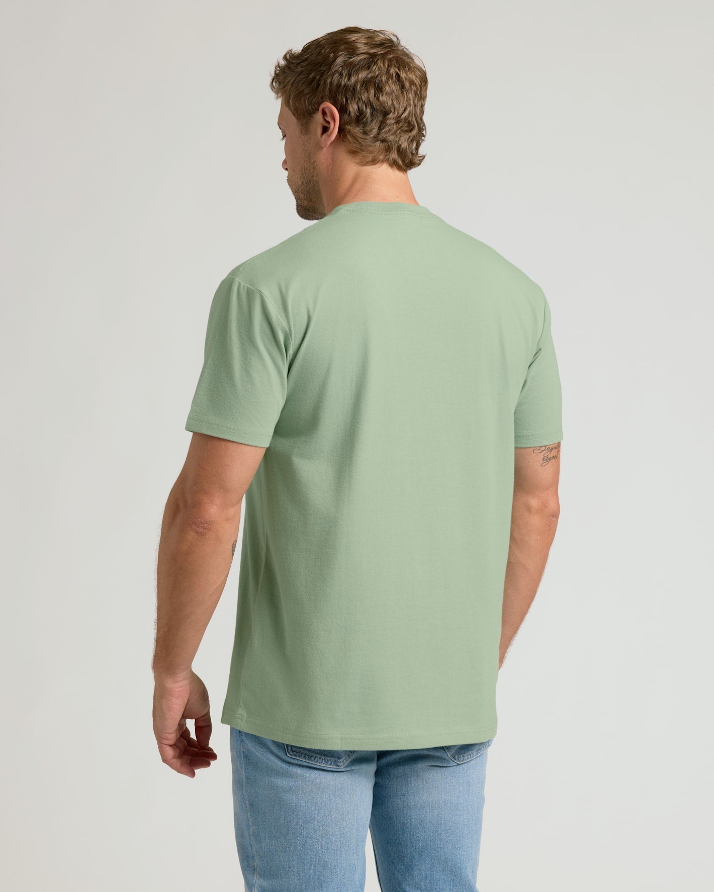 Sage Green Classic Crew Neck