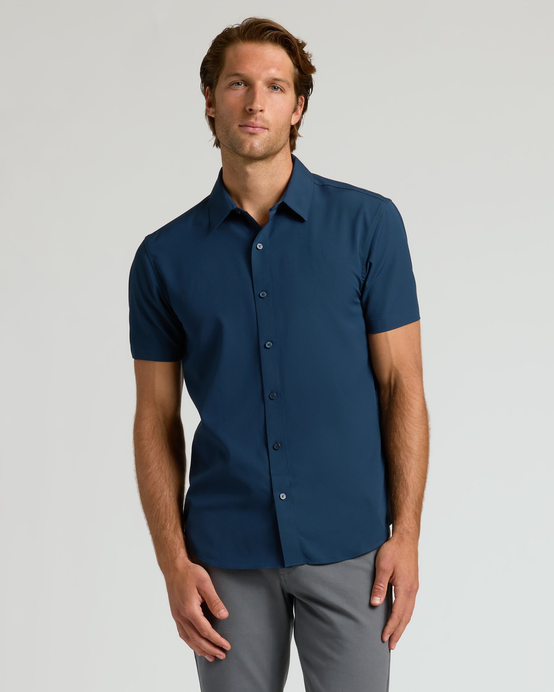 Staple Short Sleeve Performance Dress Shirt 3-Pack