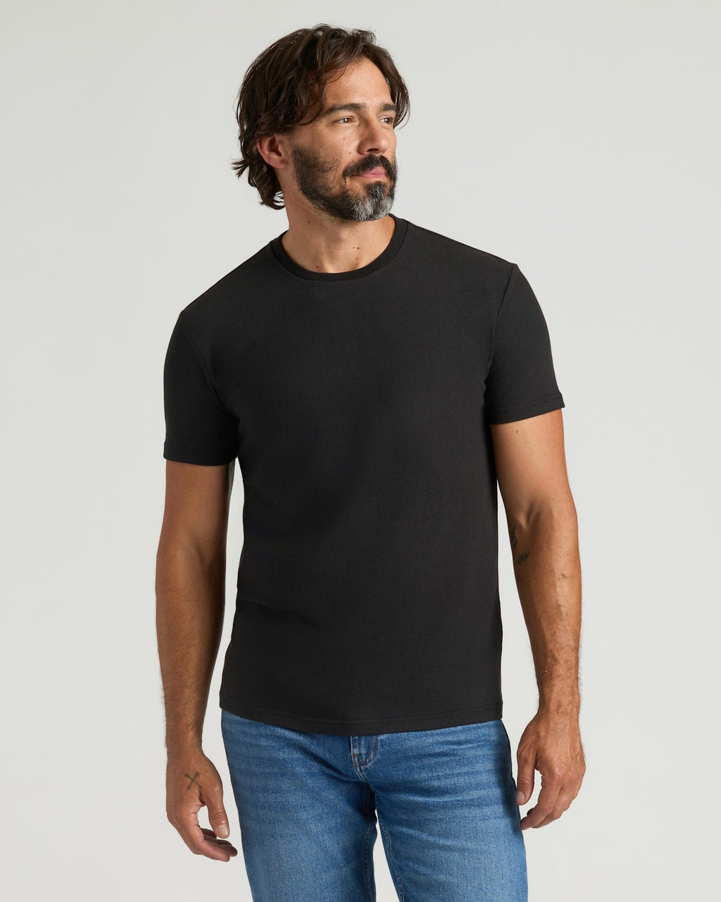 All Black Heavyweight Crew 6-Pack