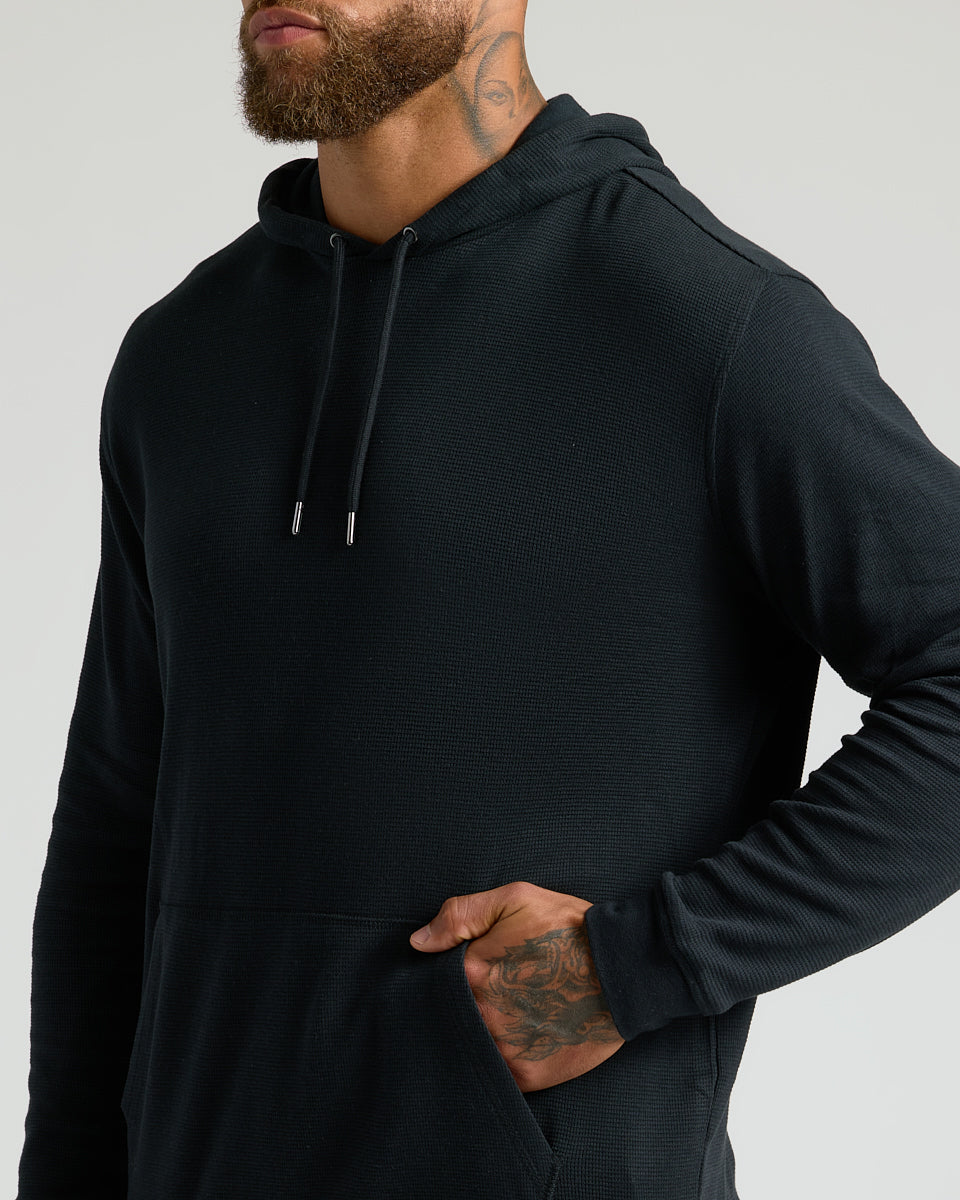 All Black Classic Waffle Hoodie 3-Pack
