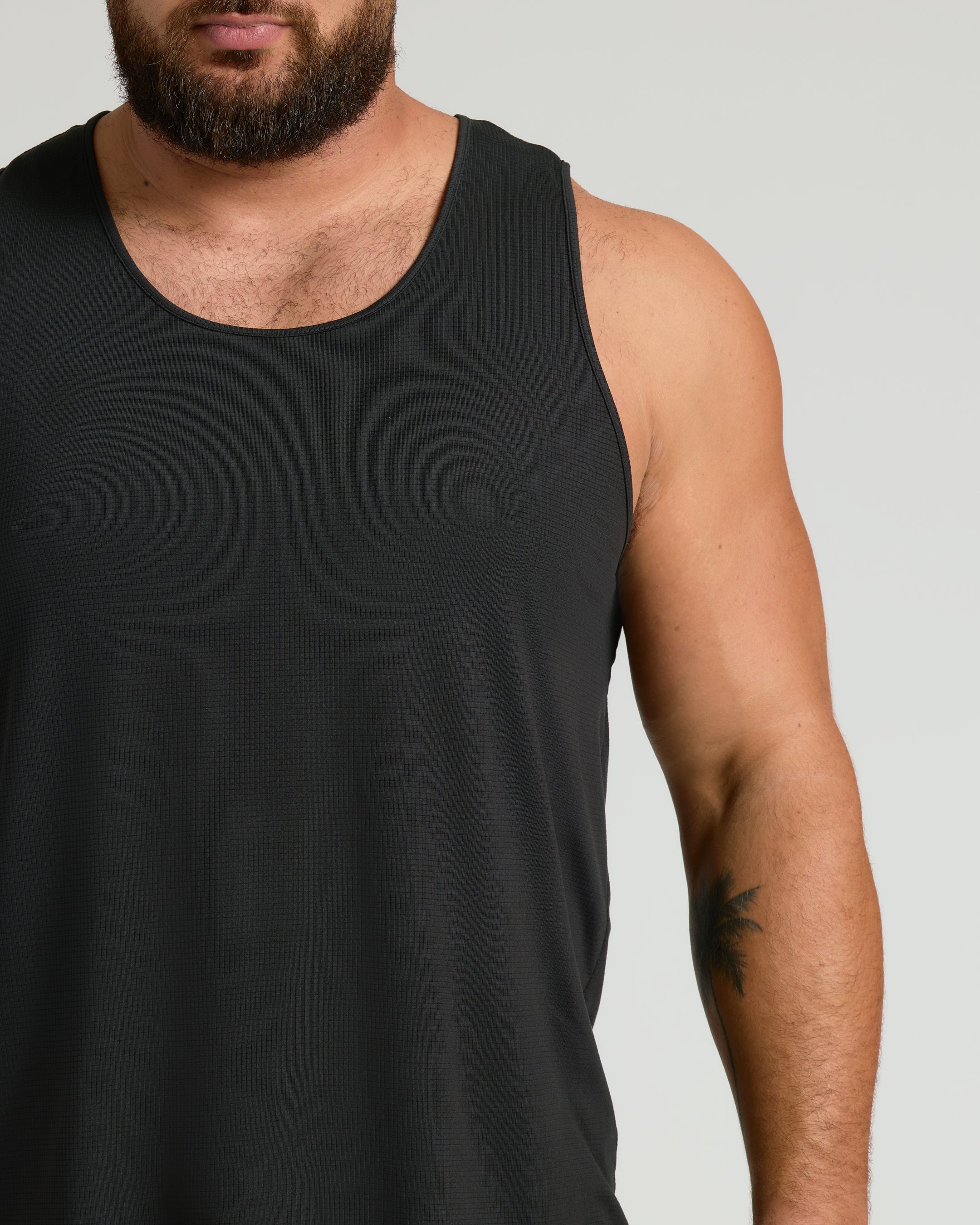 Black & Navy Sleeveless Active Mesh Tank 2-Pack