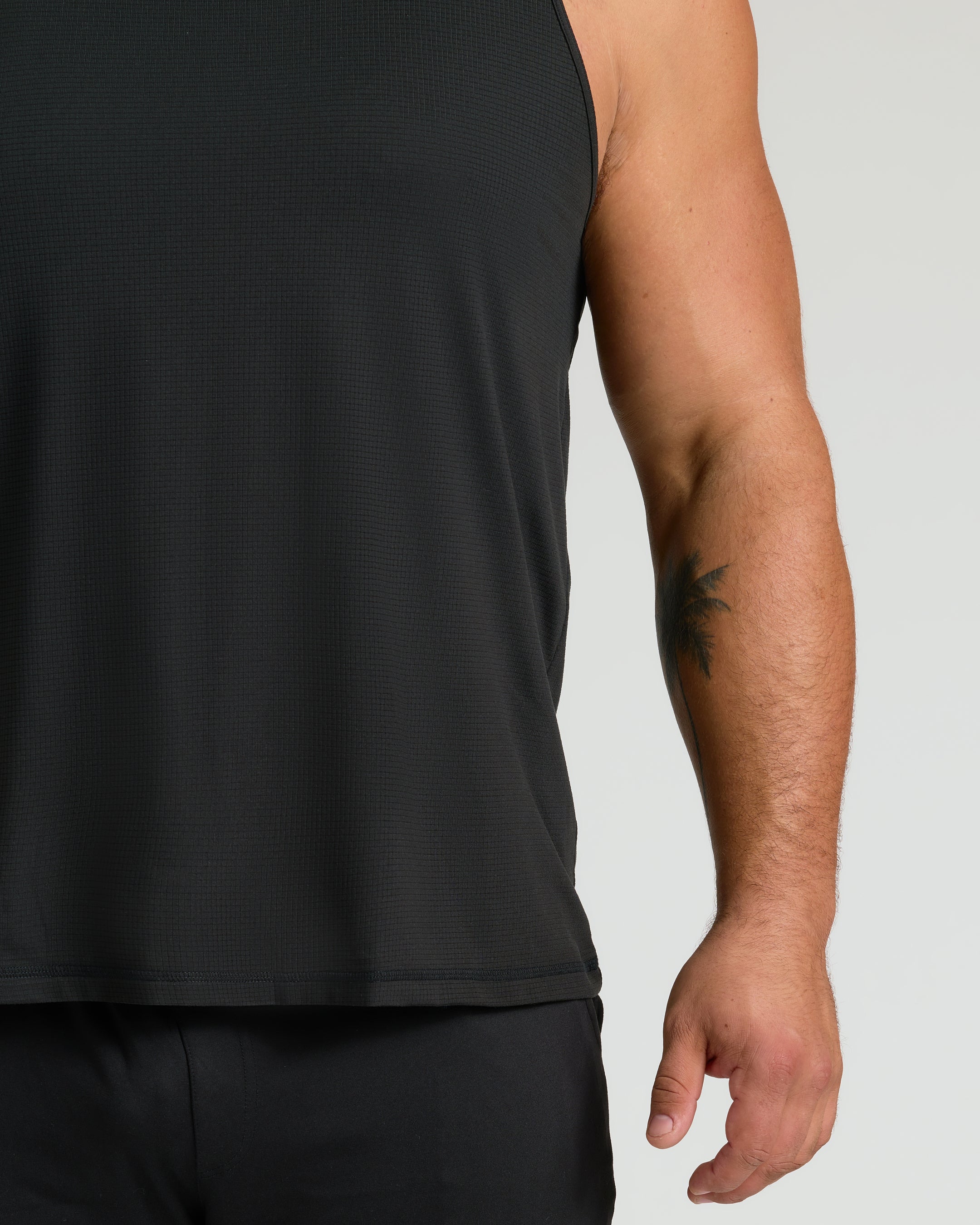 Black & Navy Sleeveless Active Mesh Tank 2-Pack