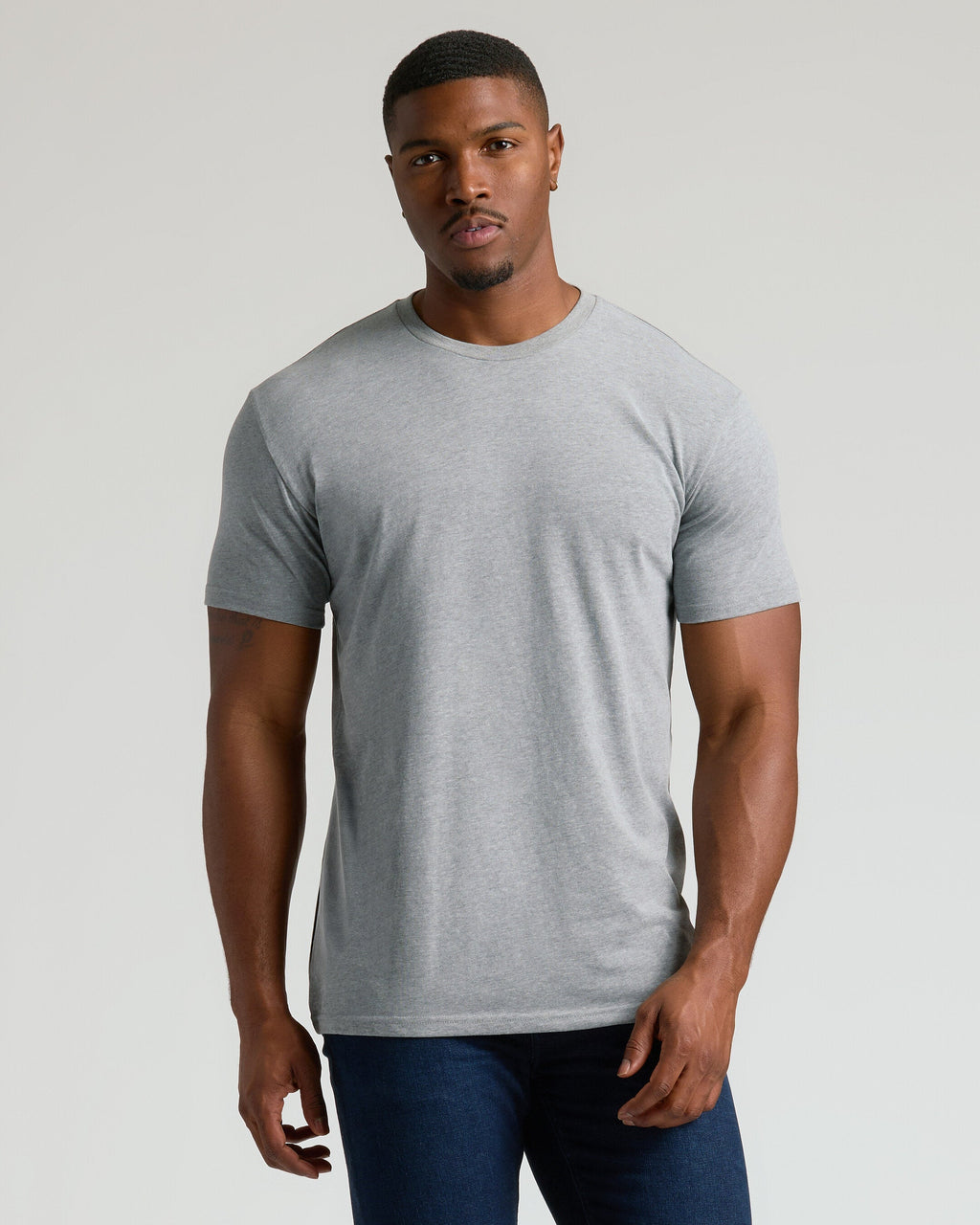 Classic Tall Straight Hem Crew Neck T-Shirt 3-Pack