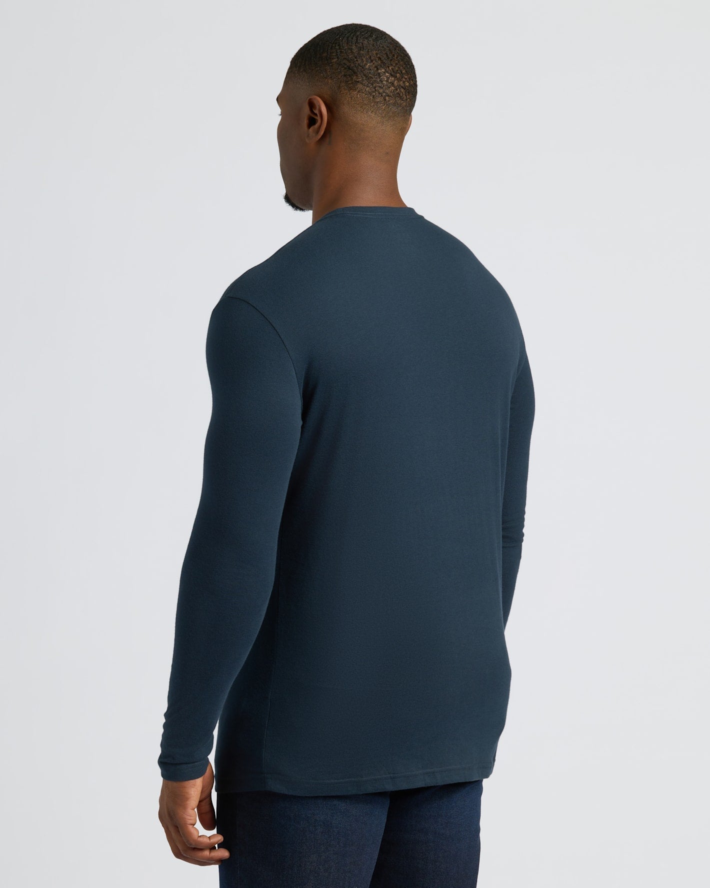 All Navy Tall Long Sleeve Crew 3-Pack