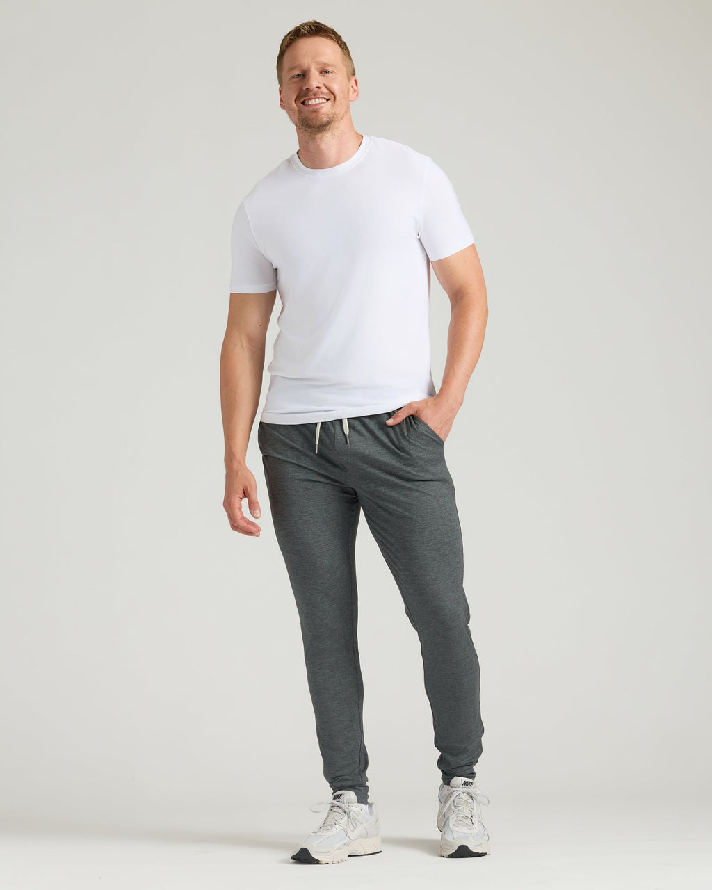 Black & Charcoal Heather Gray Tall Active Joggers 2-Pack