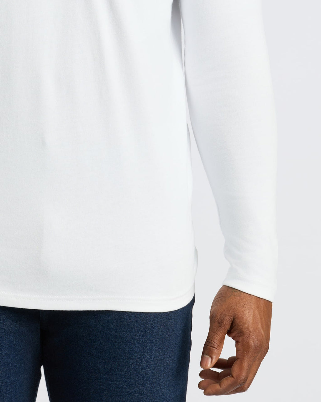 Black & White Tall Heavyweight Long Sleeve Pocket Crew 2-Pack