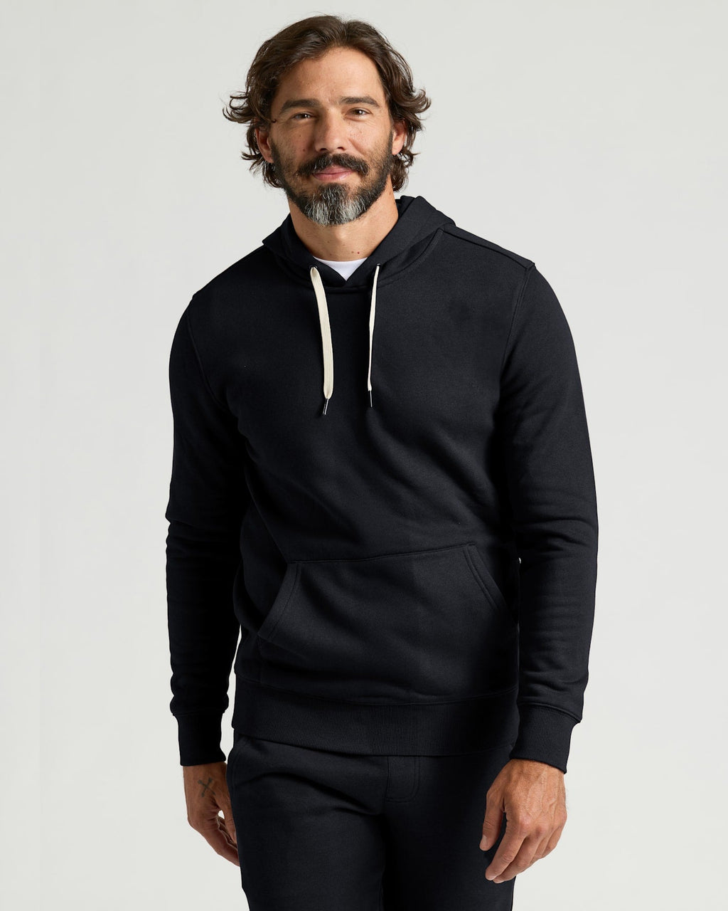 Black Pullover Fleece Hoodie & Jogger 2-Pack