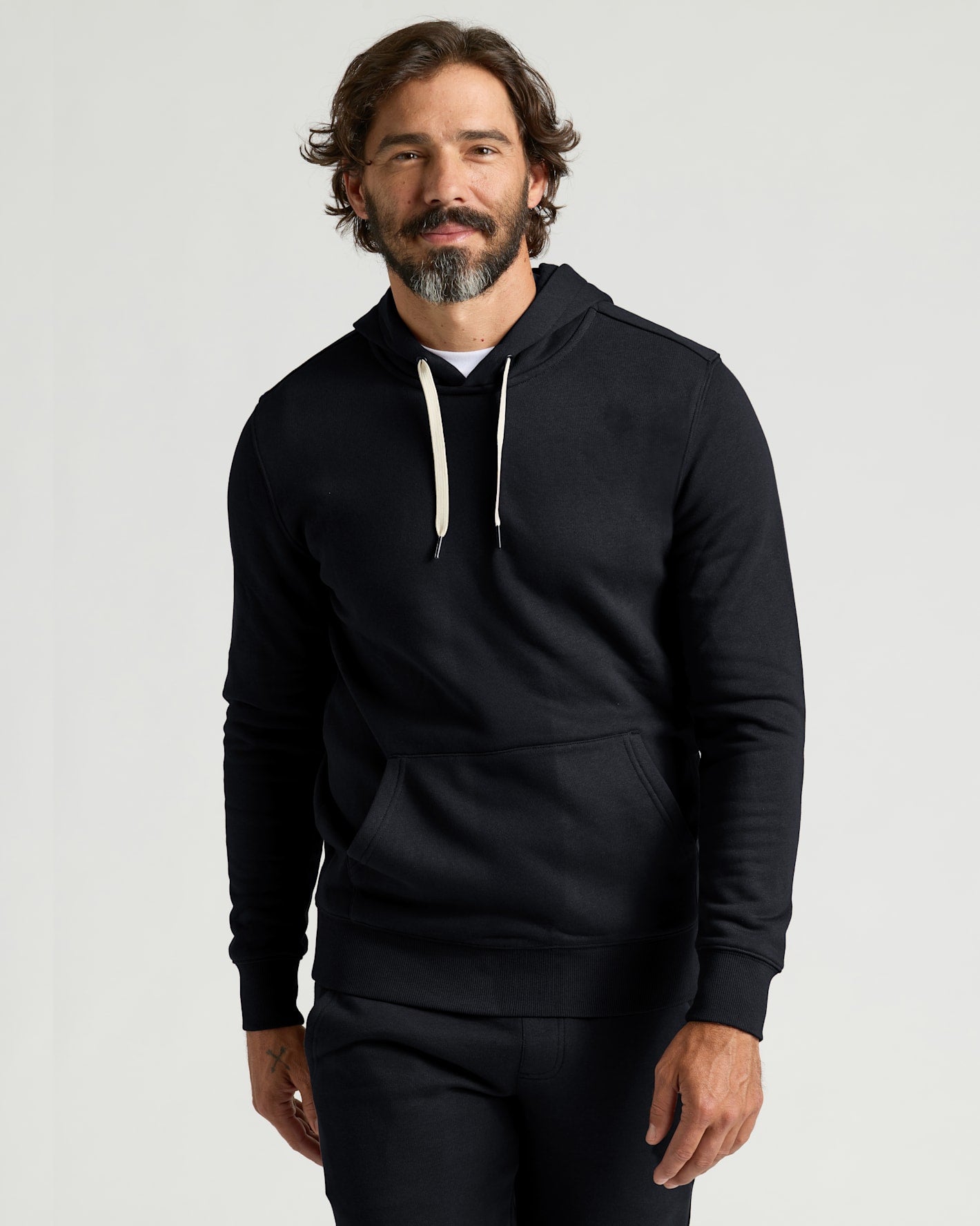 Black Pullover Fleece Hoodie & Jogger 2-Pack