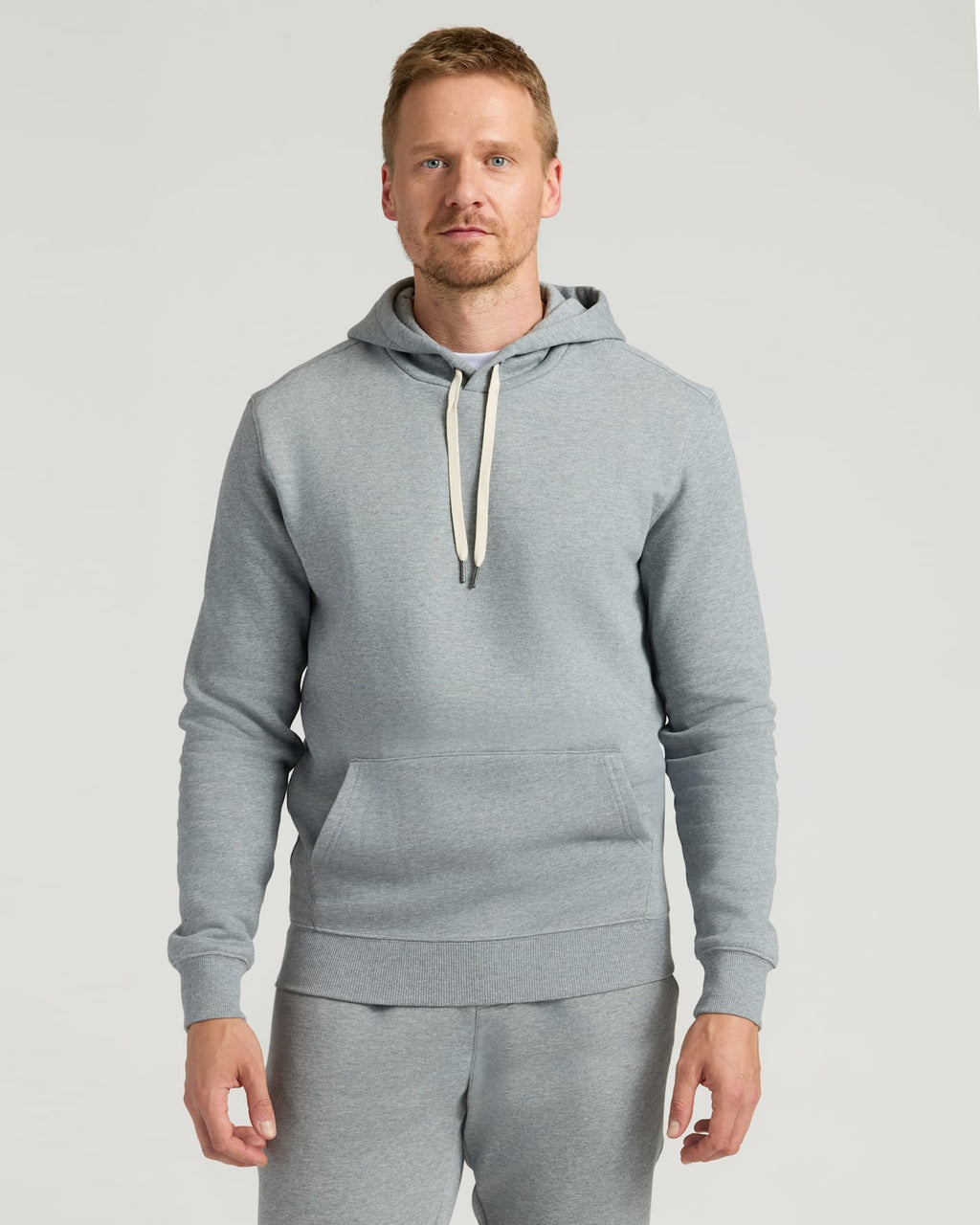 Dark Heather Gray Pullover Fleece Hoodie & Jogger 2-Pack