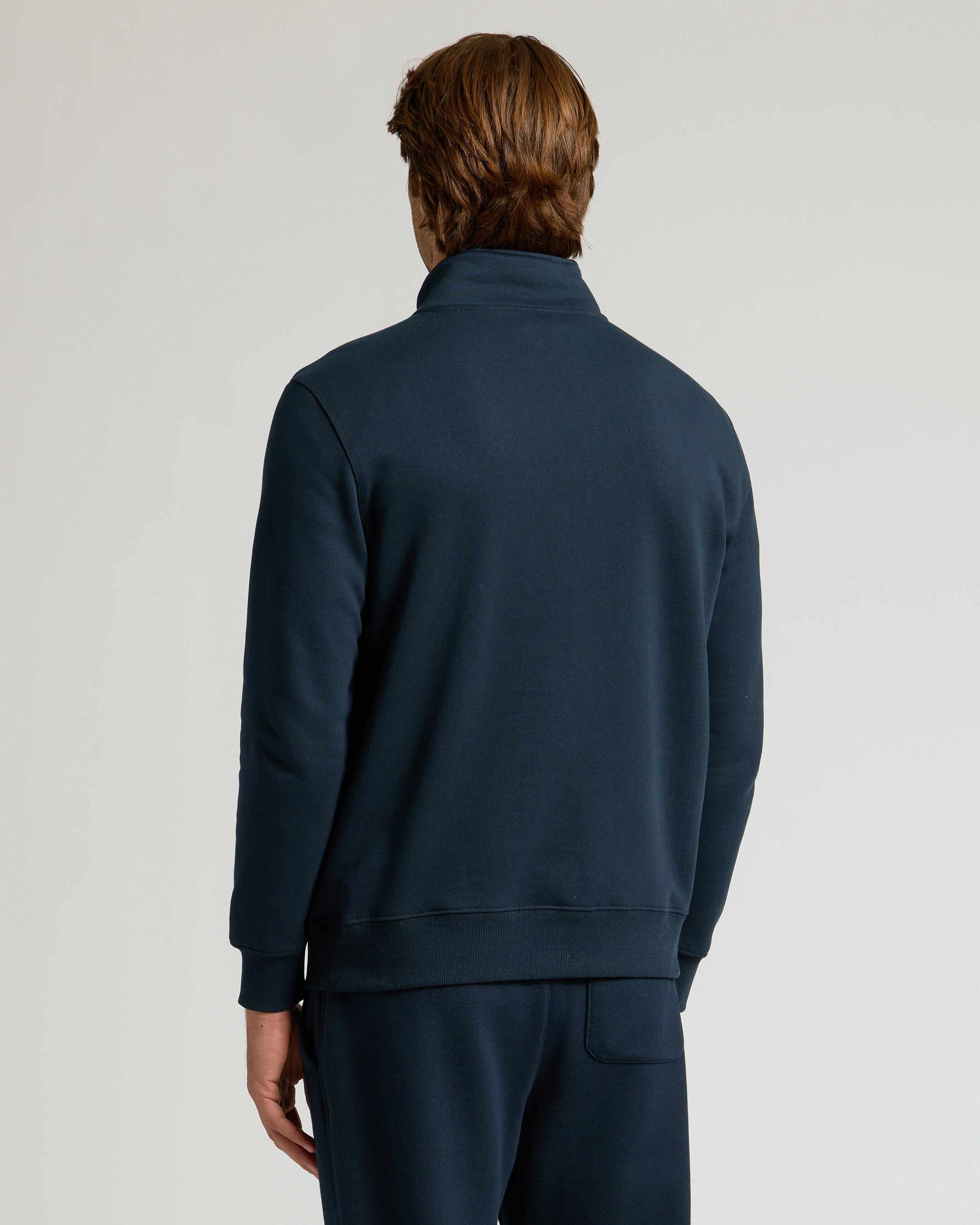 Navy Quarter Zip Fleece Sweatshirt & Jogger 2-Pack