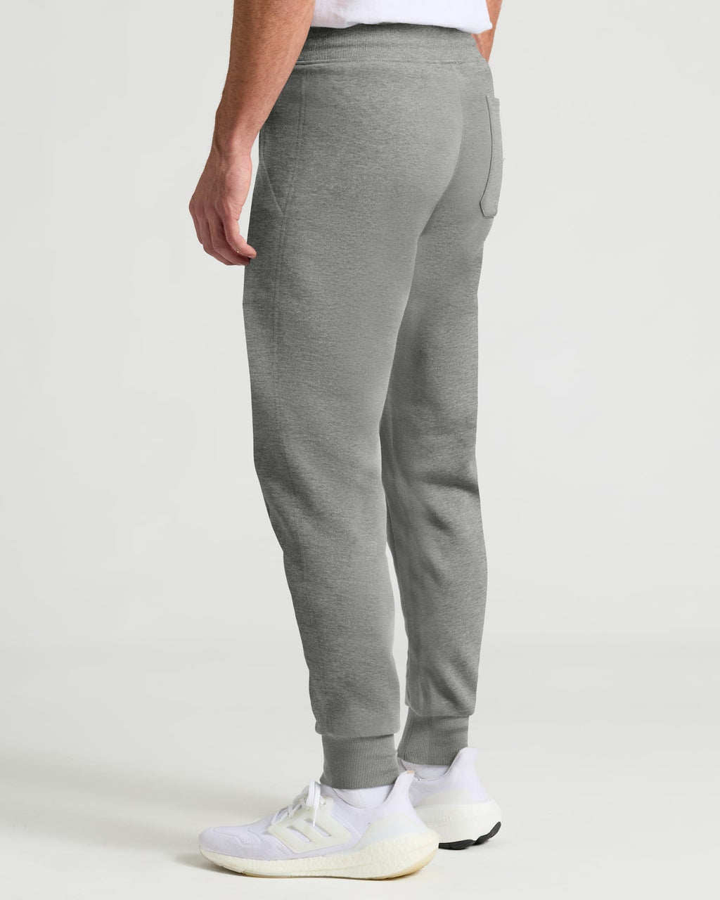 Medium Heather Gray Pullover Fleece Crew & Jogger 2-Pack