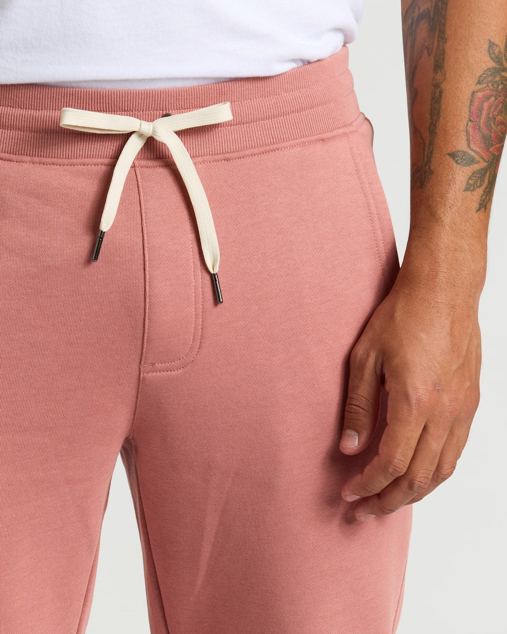 Rose Fleece French Terry Joggers