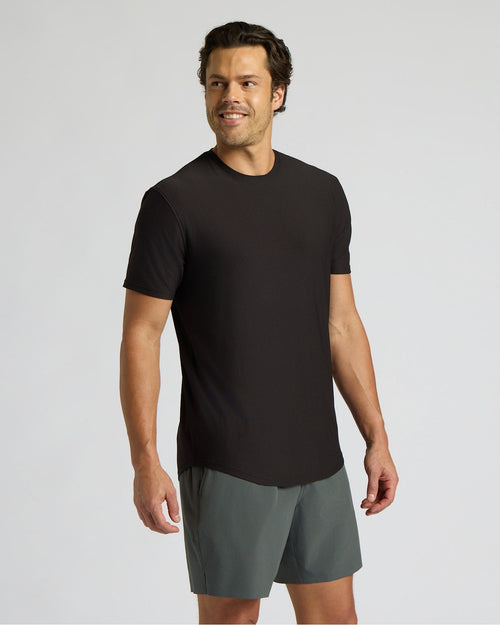 Active Curved Hem Crew 3-Pack