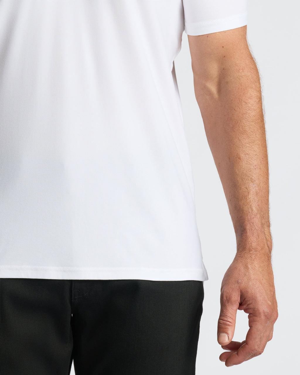 All White Active Short Sleeve Polo 3-Pack