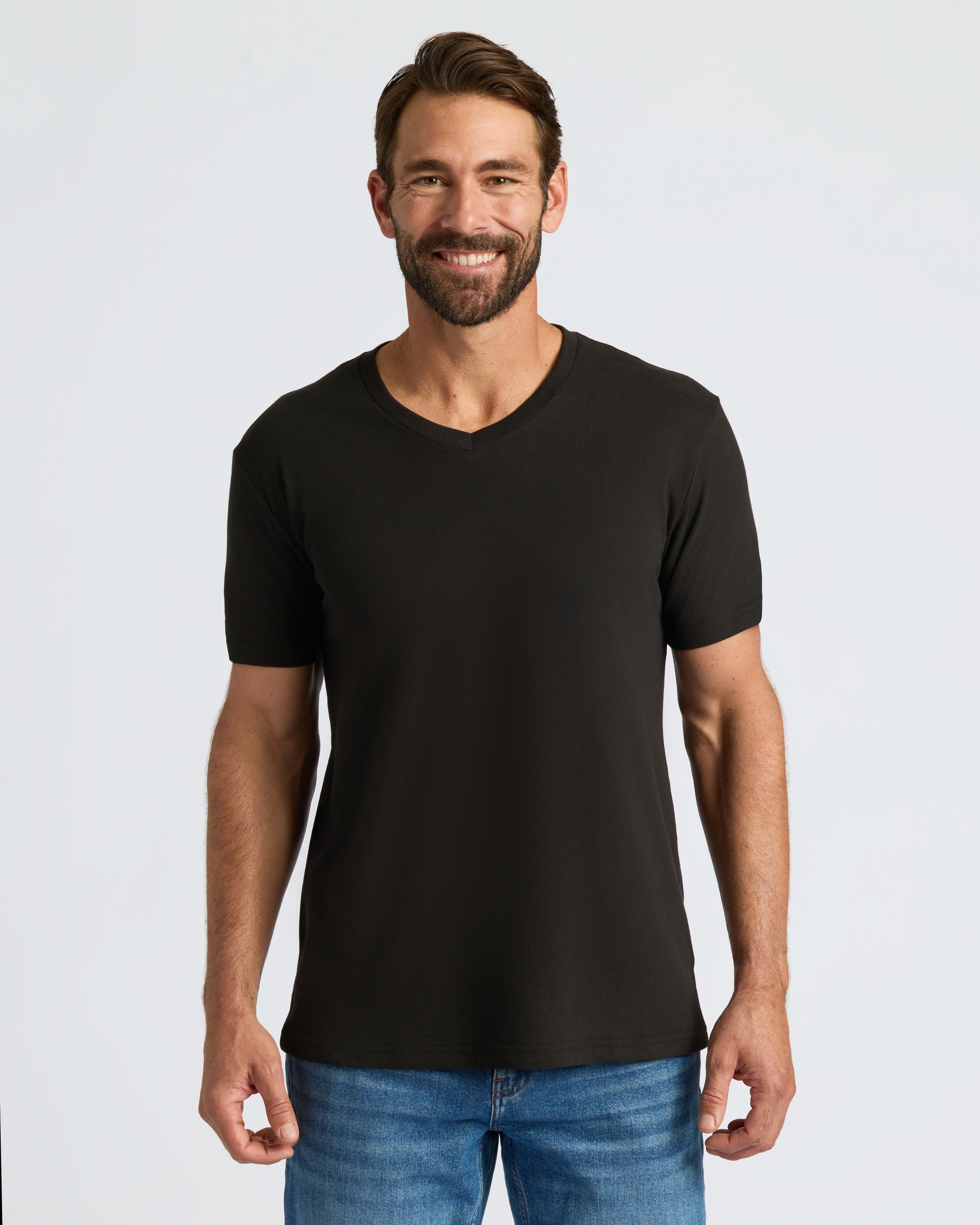 All Black Classic V-Neck 10-Pack