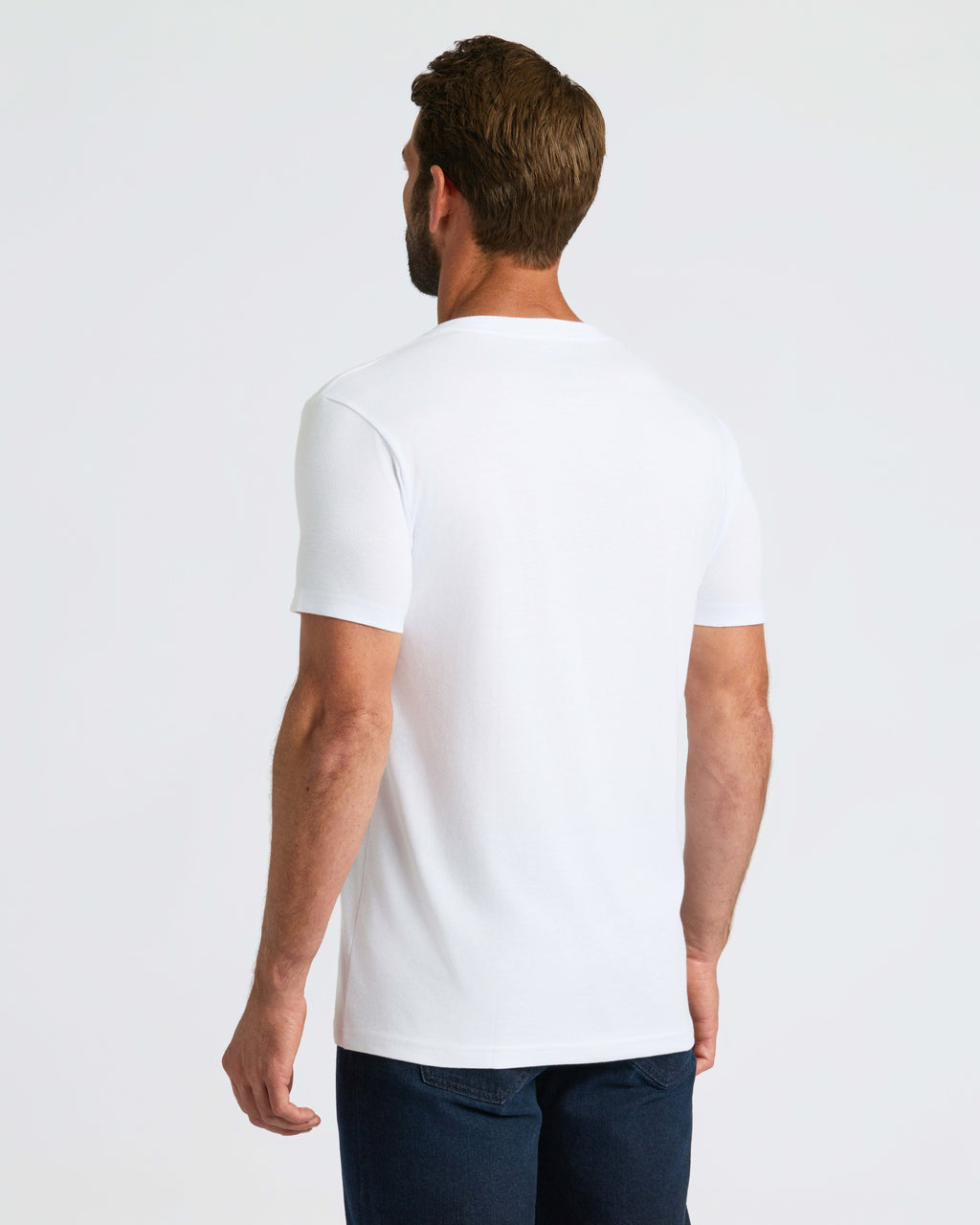 All White Classic V-Neck 10-Pack