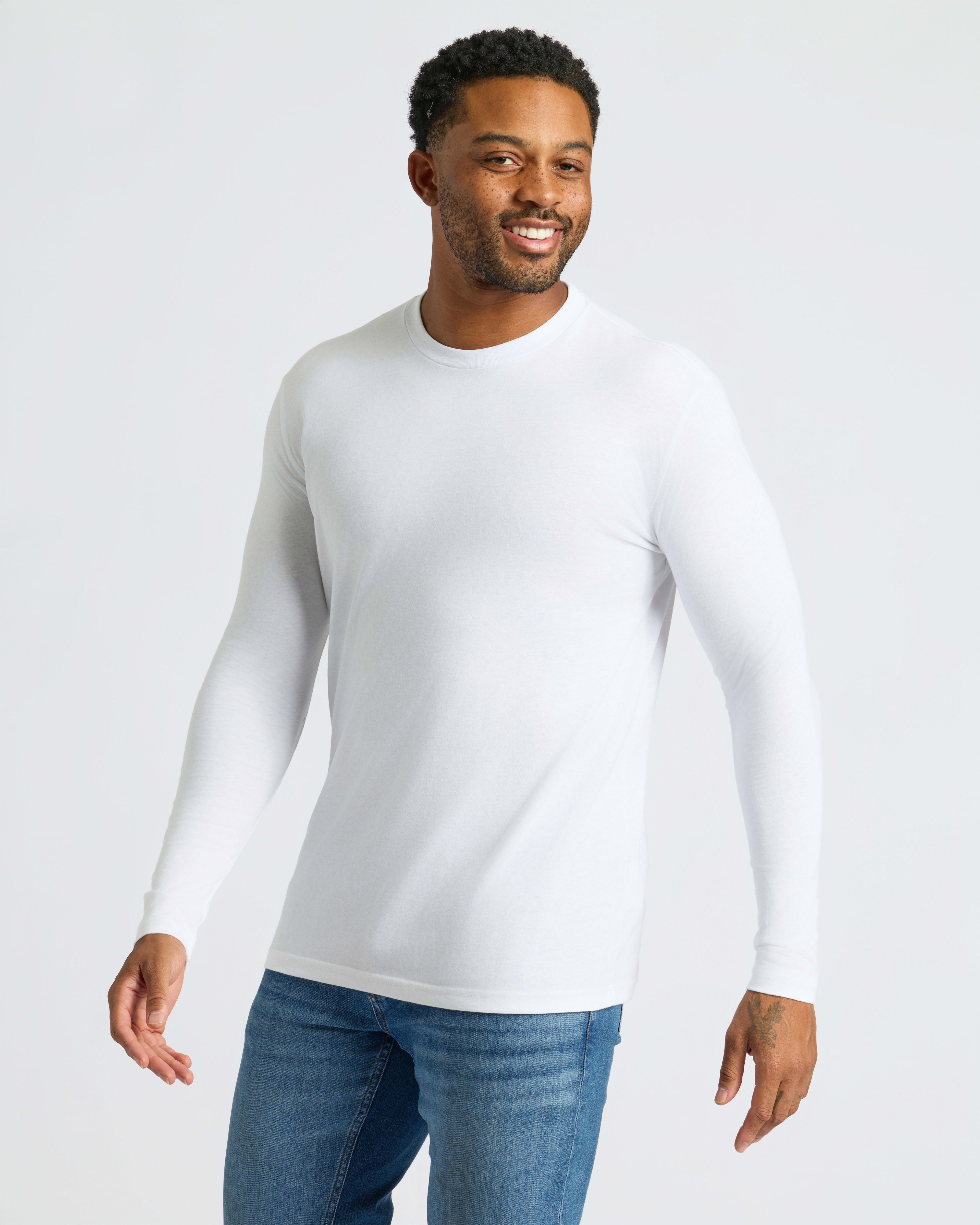 Long Sleeve Crews 6-Pack