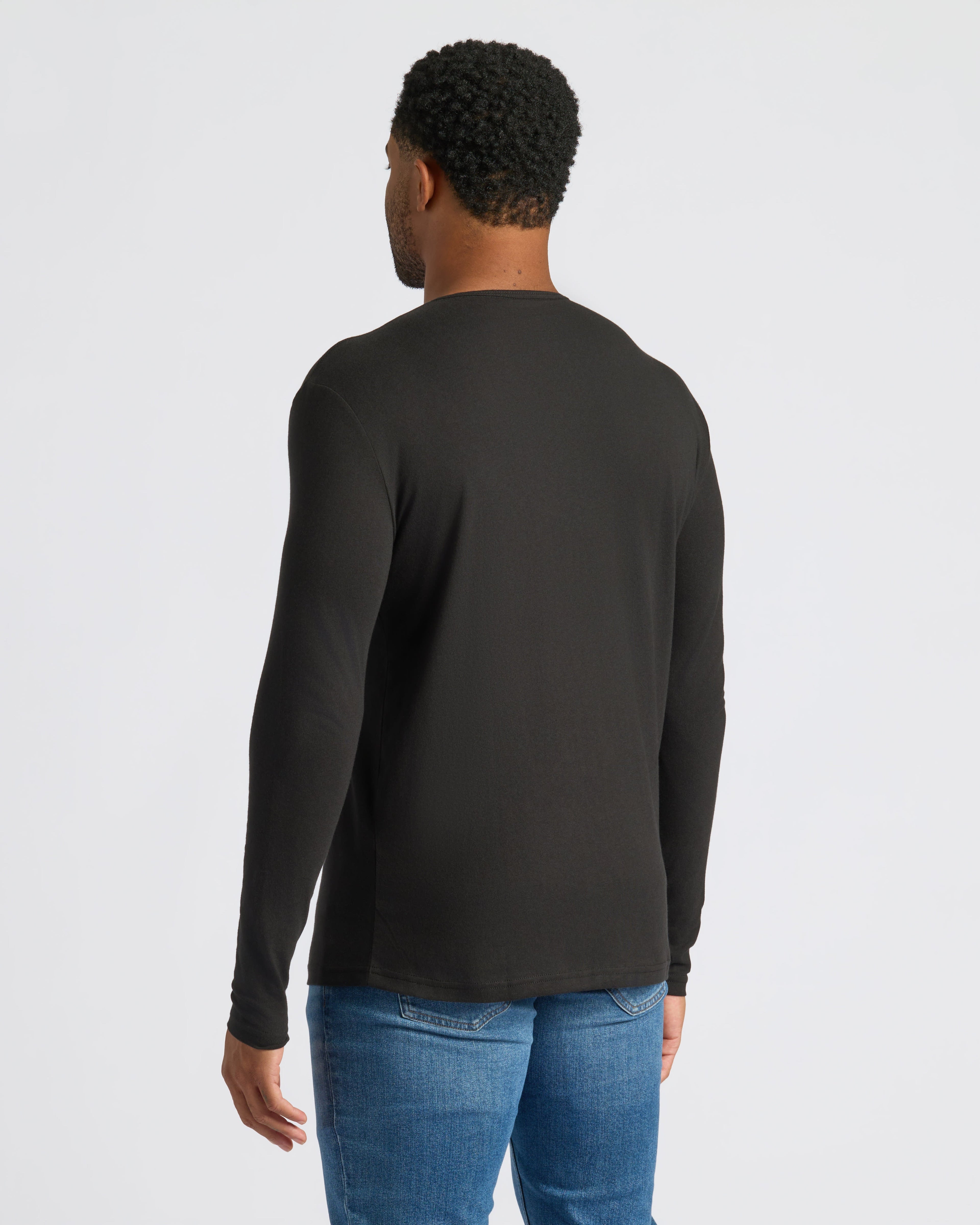 Black & White Classic Henley 2-Pack